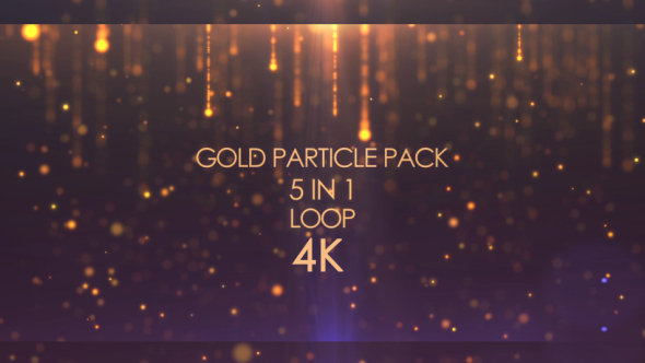 4K Gold Particle Pack 5 in 1
