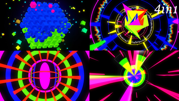 Crazy Color - VJ Loop Pack (4in1) alt