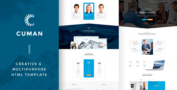 CUMAN — Creative & Multipurpose HTML Template