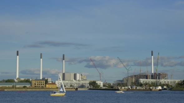 Boats Sailing In The City alt