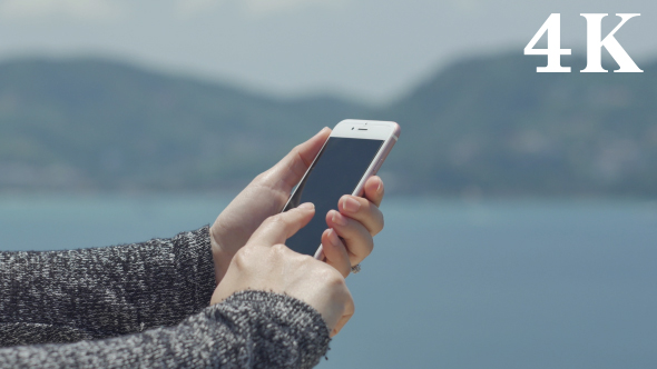 Smartphone At Sea