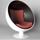 Sphere Chair With Modern Seat Rander In Mantal Ray - 3DOcean Item for Sale