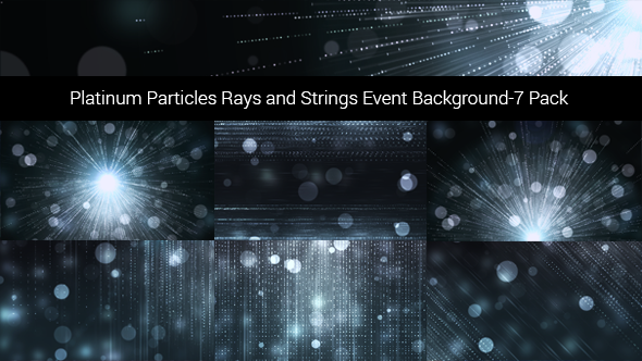 Platinum Particles Rays and Strings Event Background-7 Pack