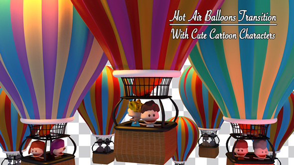 Toon Kids On Hot Air Balloon Ride Transition alt