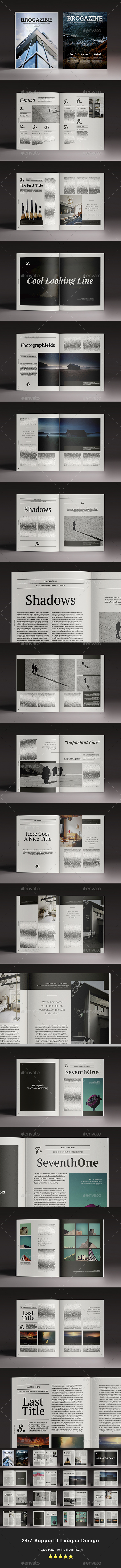 Brogazine Indesign Template