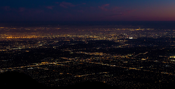 Los Angeles Day To Night 4th of July