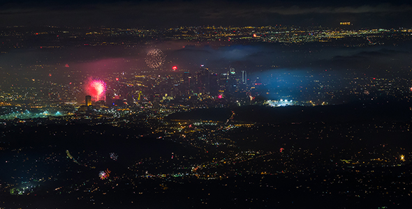 Downtown Los Angeles Fireworks