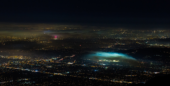 Los Angeles during the 4th of July