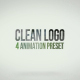 Clean Logo 4 Animation Preset - VideoHive Item for Sale