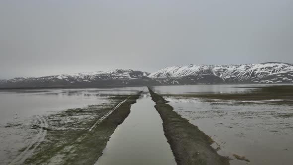 lake river winter