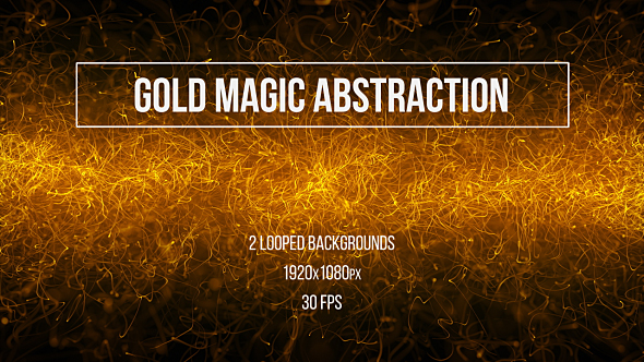 Gold Magic Abstraction