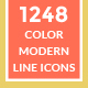 Color Modern Line Icon Set - GraphicRiver Item for Sale