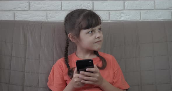 Child Enjoy Internet at Home