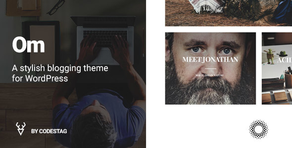 OM – A stylish blogging theme for WordPress