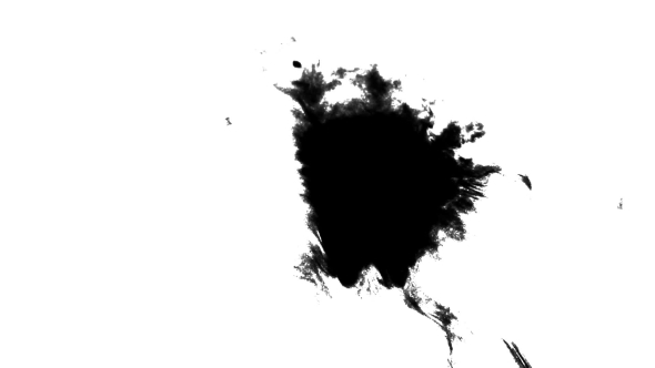 Ink Drop With An Organic Flow