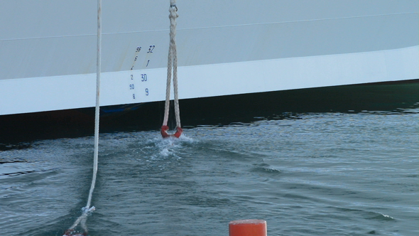 Picking Up Mooring Lines