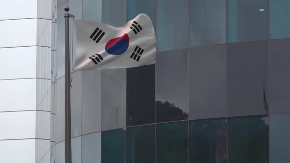 South Korea Flag Background 2K