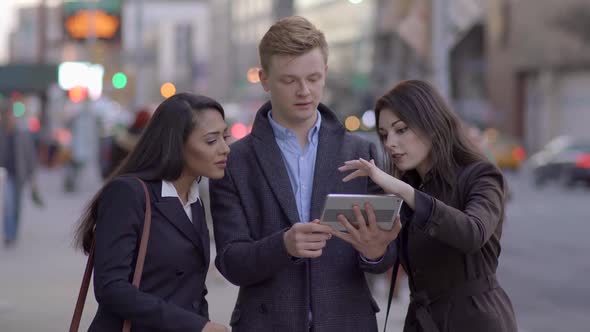 Multi Ethnic Team of Diverse Young Professionals Chatting