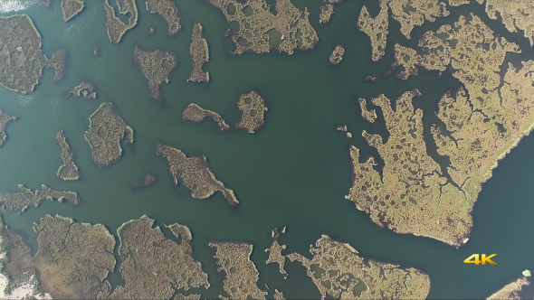 Aerial Delta River