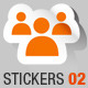 Stickers - Office And Business Icons 02 - GraphicRiver Item for Sale