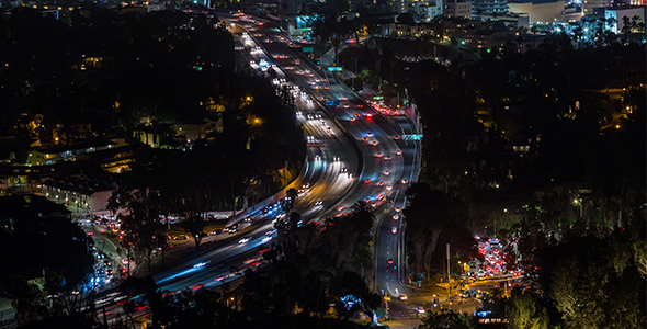 101 Freeway in Hollywood