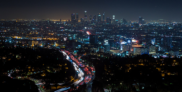 Los Angeles from Hollywood Bowl Overlook Medium 1