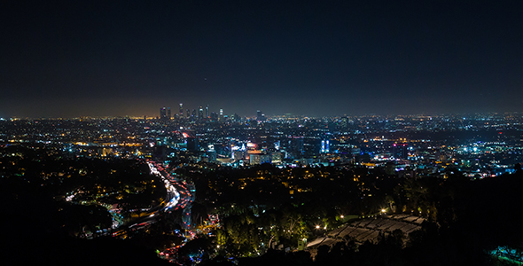 Los Angeles From Hollywood Bowl Overlook