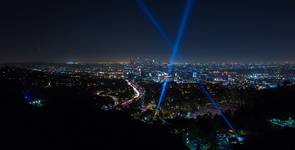 Los Angeles From Hollywood Bowl Overlook 2