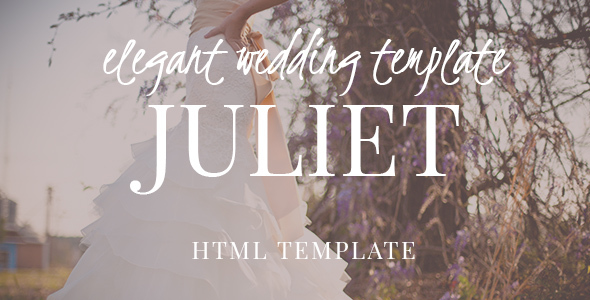 Juliet - Ultimate Ceremony & Wedding HTML5 template