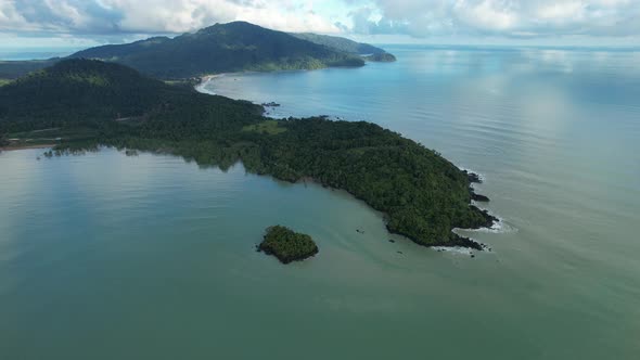 The Beaches at the most southern part of Borneo Island