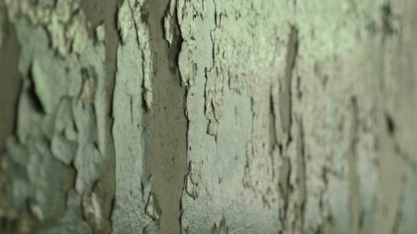 Broken Wall in the Abandoned Factory