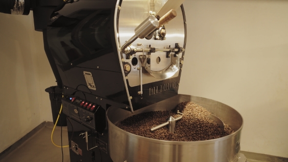 Professional Coffee Roasting Process In Artisan Lab