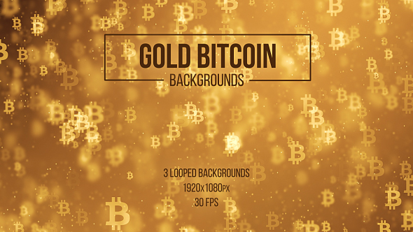 Gold Bitcoin Backgrounds