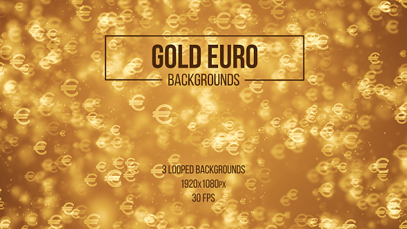 Gold Euro Backgrounds