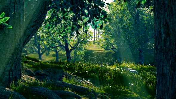 Camera Fly Through Forest alt