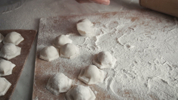 Homemade Dumplings Making