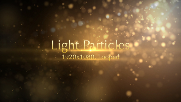 Light Particles Motion Background