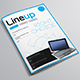 Lineup Technology Magazine Template - GraphicRiver Item for Sale