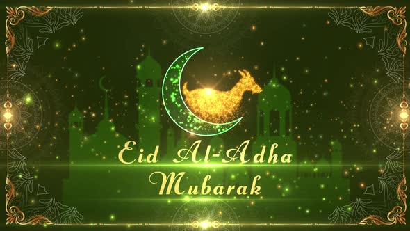 Eid El Adha Mubarak 4K Loop Background