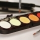 Makeup Brush Moving Over Multicolor Eye Shadows Palette - VideoHive Item for Sale