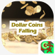 Dollar Coins Falling - VideoHive Item for Sale