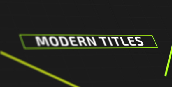 Modern Titles and Lower Thirds alt