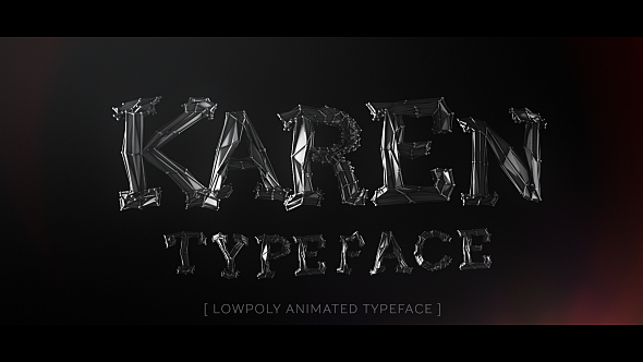 KAREN | Animated Typeface