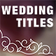 Wedding Titles - VideoHive Item for Sale