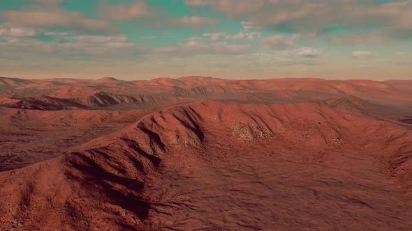 Beautiful Sand Dunes in the Sahara Desert at Sunset