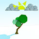 Low Poly Tree and Cloud - 3DOcean Item for Sale