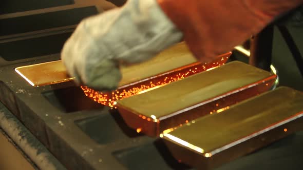 huge gold bars