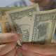 Man Hands Counting Dollars - VideoHive Item for Sale