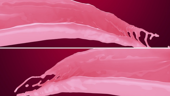 Pouring Strawberry Milkshake alt