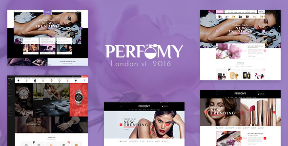 Perfomy -  Perfume / Jewelry / Accessories PSD Template